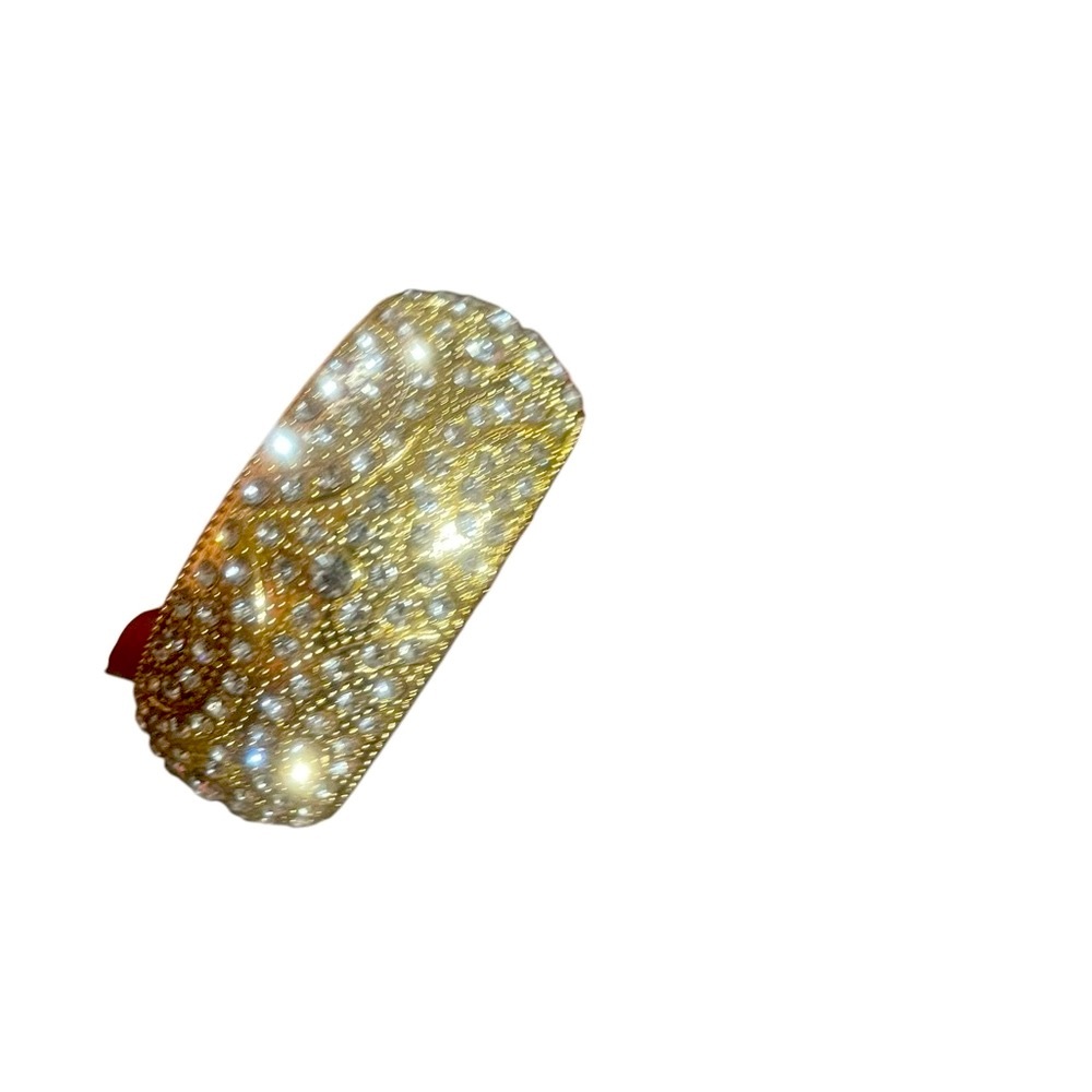 Sparkling Gold Rhinestone Bracelet - Picture 2 of 11